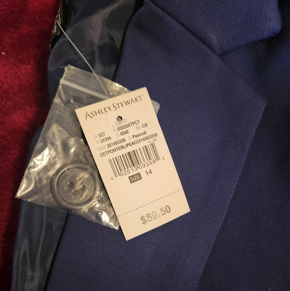 Office Style Blue Blazer - Picture 7 of 7